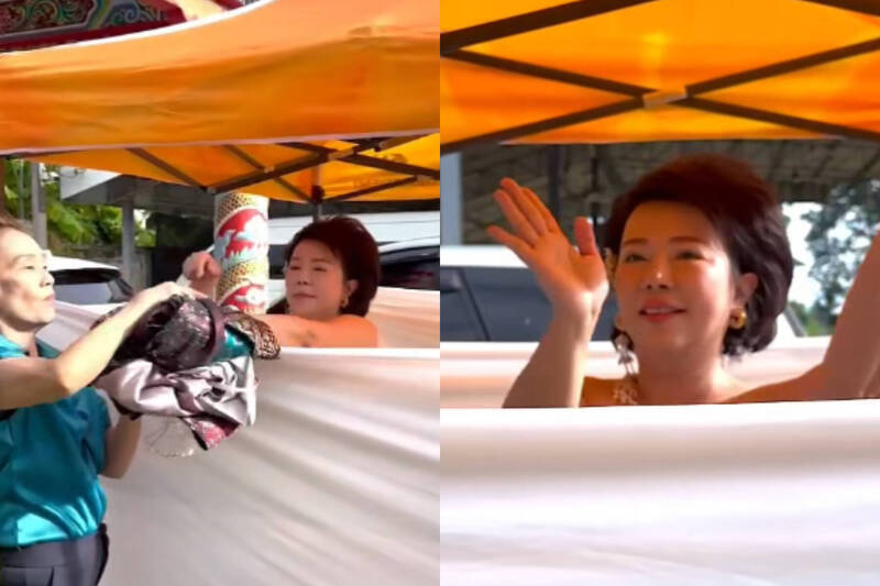 泰国首相佩通坦下台 前女国会议员“裸体跳舞”还愿庆祝