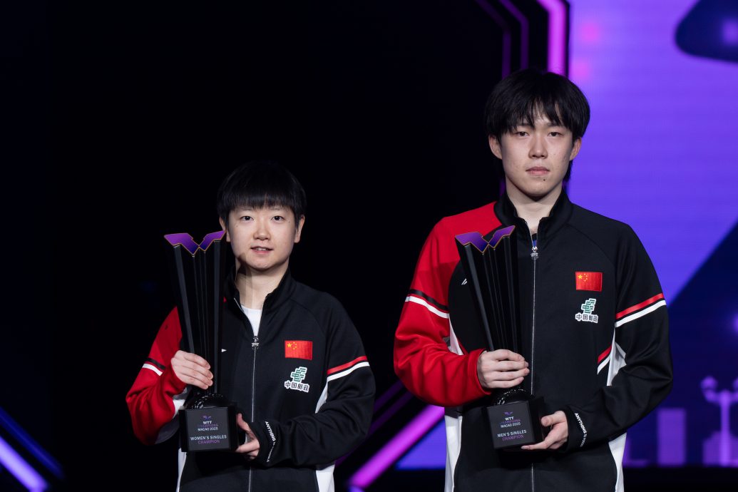 混合团体世界杯乒乓赛| 中国强阵守土  孙颖莎王楚钦领衔