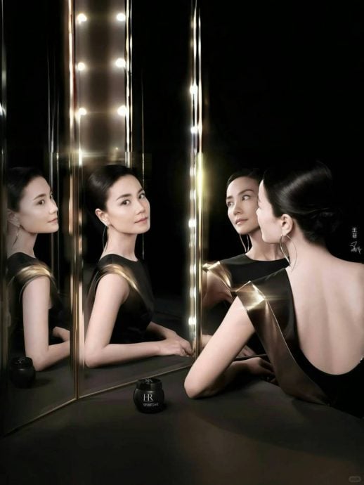 王菲新广告大秀美背 一细节竟遭网民吐槽