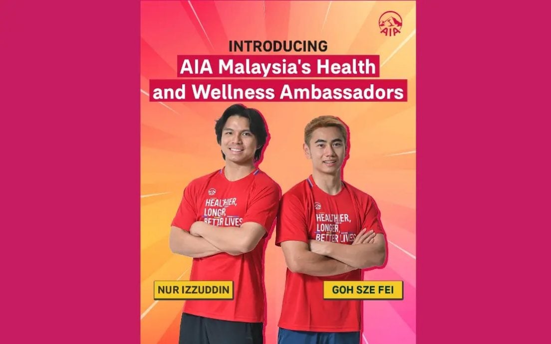 相信体育能对生活产生深远影响 AIA任飞汀组合为健康大使