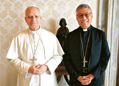 看世界)香港主教周守仁:教宗认同教会与中国政府对话重要性