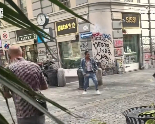 米兰街头一名华人被砍十几刀仍在抢救 嫌犯被捕作案动机未明