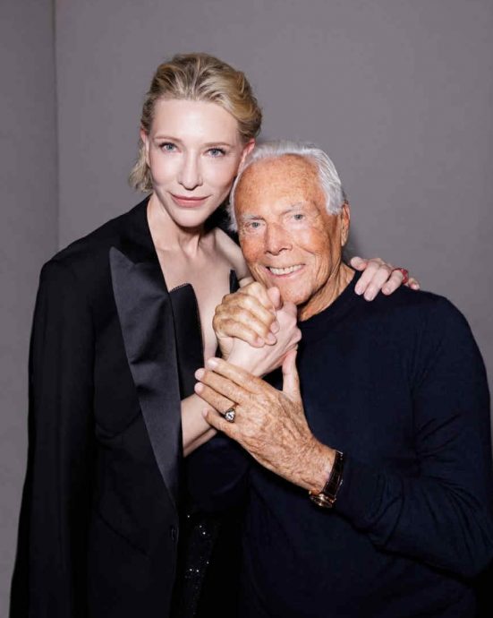 群星哀悼设计大师亚曼尼 胡歌悲揭去年一面之缘