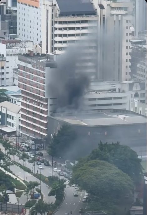 蓝总大厦球馆火灾·蓝总：售票处起火 疑电流短路肇祸