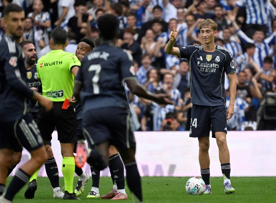 西甲|“含冤”10人作战仍力挫索赛德  皇马延续全胜战绩