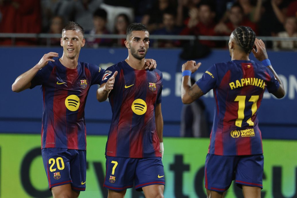 西甲|主场3球轻取加泰  巴塞新季仍未尝败绩