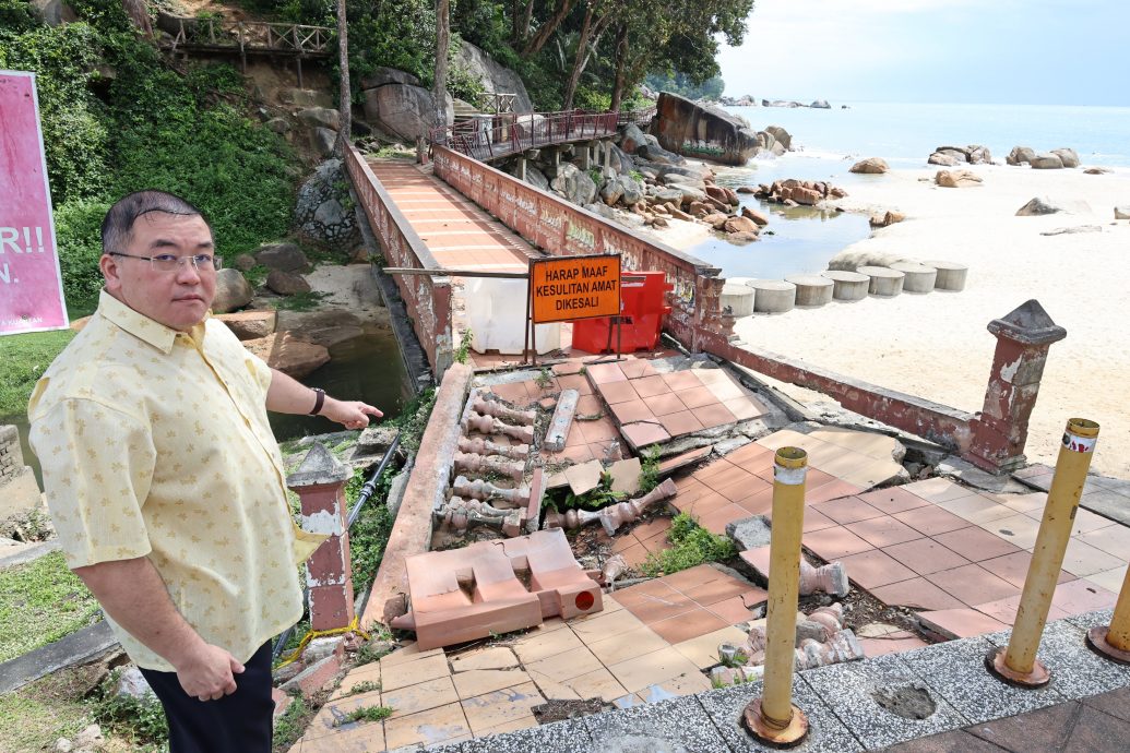 观光区基设破烂让人丢脸,李才华促梁耀雯先修好才出国宣传彭旅游。