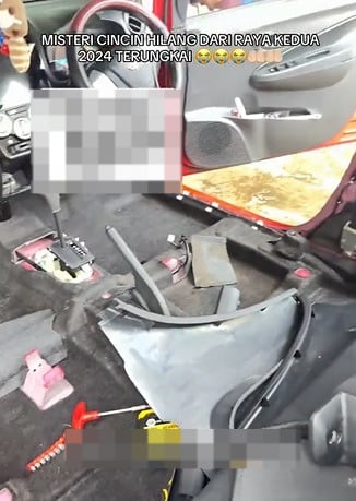 视频|一年前遗失的订婚戒指 竟在车座隐蔽空间寻获