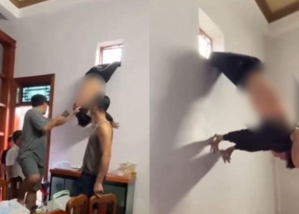 视频|行窃卡窗户被居民围捕 窃贼嚎叫崩溃求送警局