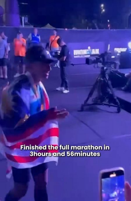 视频|计划继续参加铁人三项 赛沙迪:直到100岁!