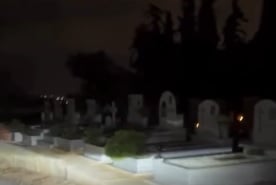 视频|车载器深夜拍到墓园有人影 含骑脚车小孩画面震撼网民