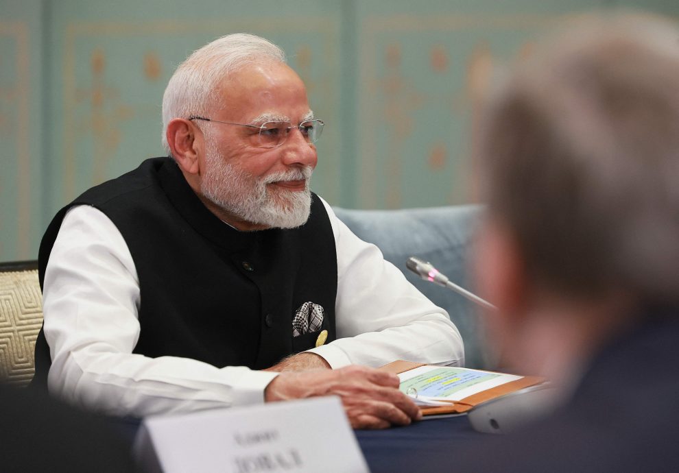 访华结束之际,莫迪发文感谢中方