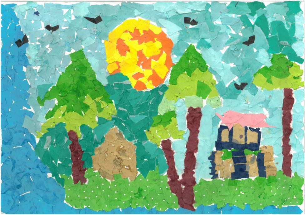 请签发（大都会）聆听和平之声  闪耀希望之光  “看！我把世界画出线了！”童绘和平艺术展2025／7图（报纸下2图即可，其余上网）