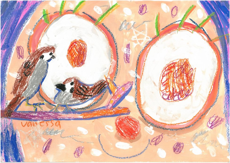 请签发（大都会）聆听和平之声  闪耀希望之光  “看！我把世界画出线了！”童绘和平艺术展2025／7图（报纸下2图即可，其余上网）