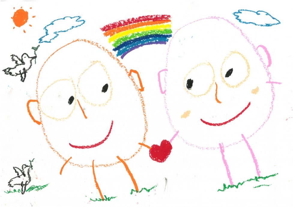 请签发（大都会）聆听和平之声  闪耀希望之光  “看！我把世界画出线了！”童绘和平艺术展2025／7图（报纸下2图即可，其余上网）