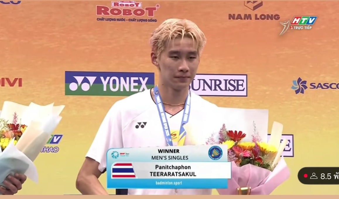 越南羽球超级100赛|阮垂玲(蔡炎炎)争后冠 泰国“艺人球员”男单称王