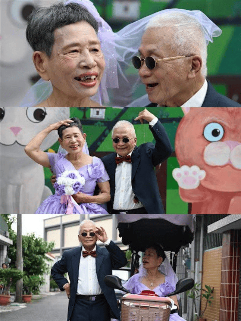 迟来婚礼深情动人 失智奶奶喊“忘不了我爱你”