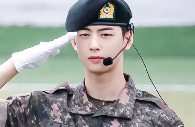 陆军结业式任训练兵队长 车银优帅气英姿被赞爆