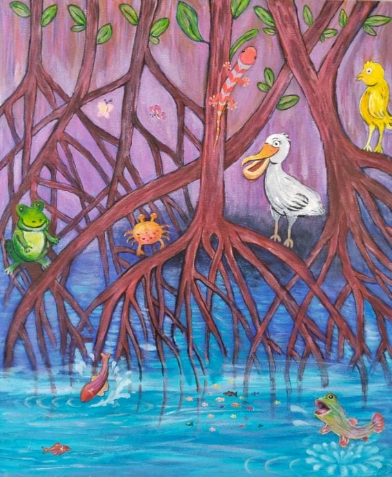 (12日见报)大都会/社区精彩主文/《红树林的呼唤》画展