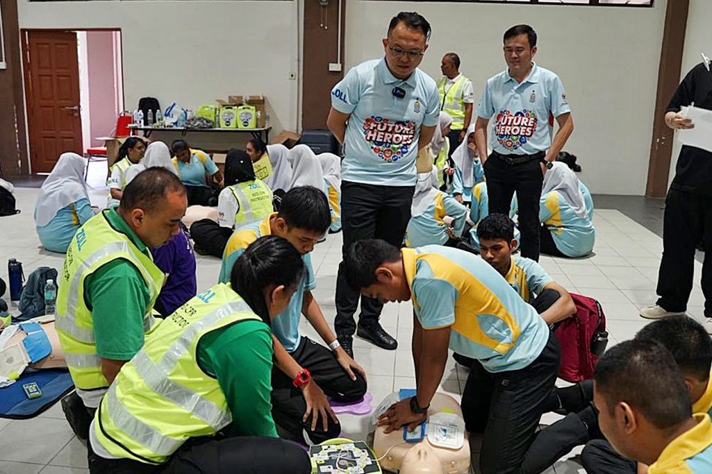 （全国版）东北县36中学2292中学生参与急救培训，缔最大规模大马纪录大全新纪录