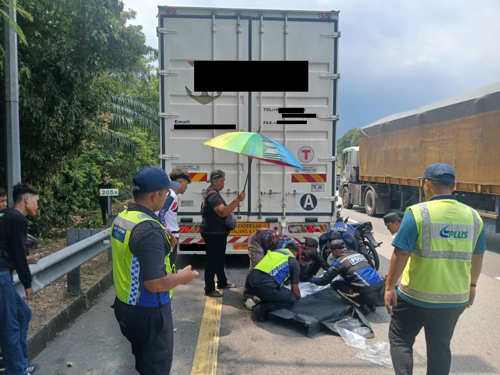 (古城版)南北大道发生死亡车祸 摩托车骑士魂断公路