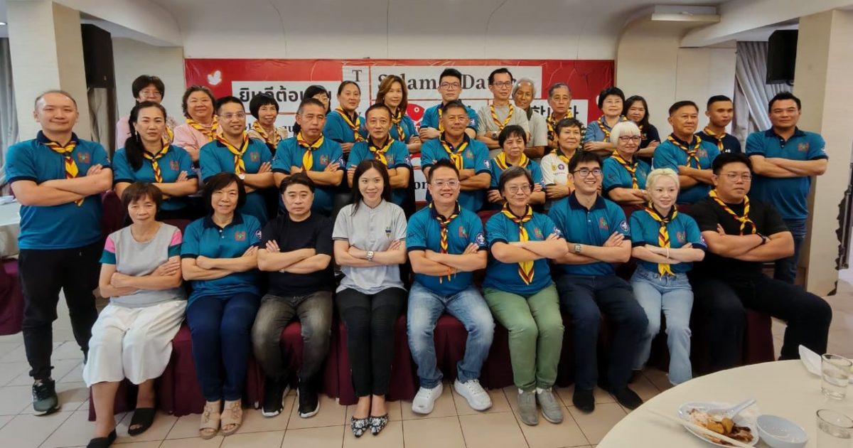 (古城版)培友童军会曾添隆呼吁前童军两年后参与校庆步操检阅,以庆祝培风童军团成立110周年。