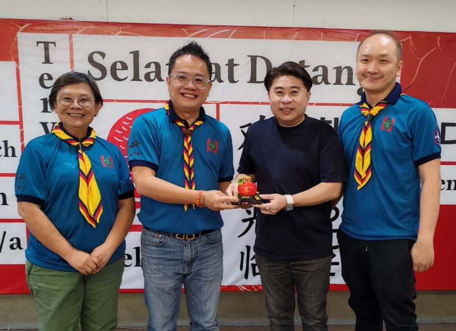 (古城版)培友童军会曾添隆呼吁前童军两年后参与校庆步操检阅,以庆祝培风童军团成立110周年。