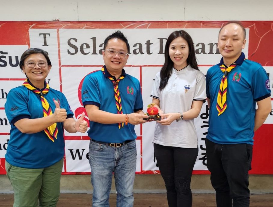 (古城版)培友童军会曾添隆呼吁前童军两年后参与校庆步操检阅,以庆祝培风童军团成立110周年。