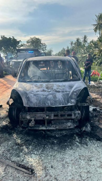 （已签发）全国：双溪鲁律海滩汽车起火，72岁本地男被烧成焦尸