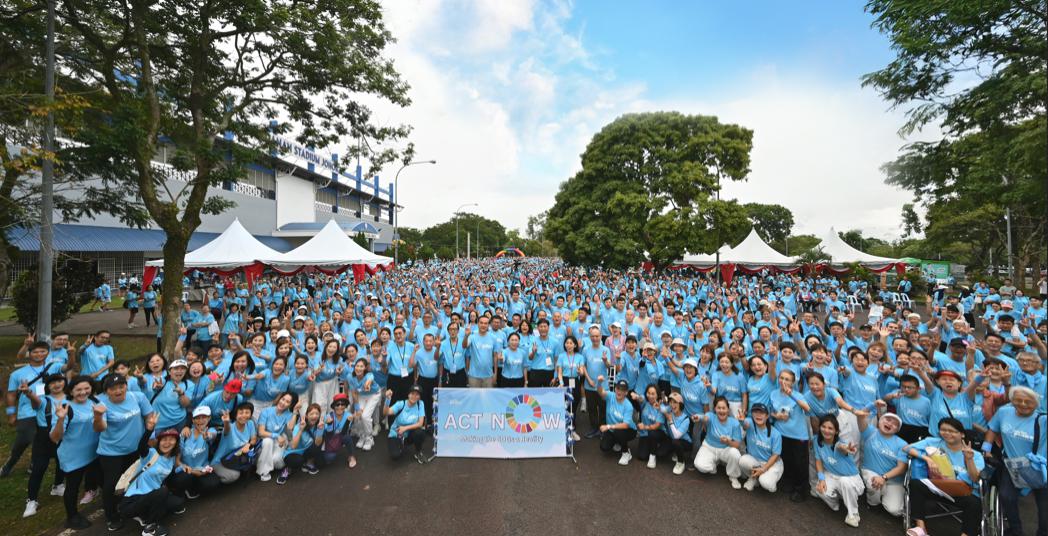 大马创价学会柔分会办“和平之跑” 銮逾2000和平爱好者推广环保