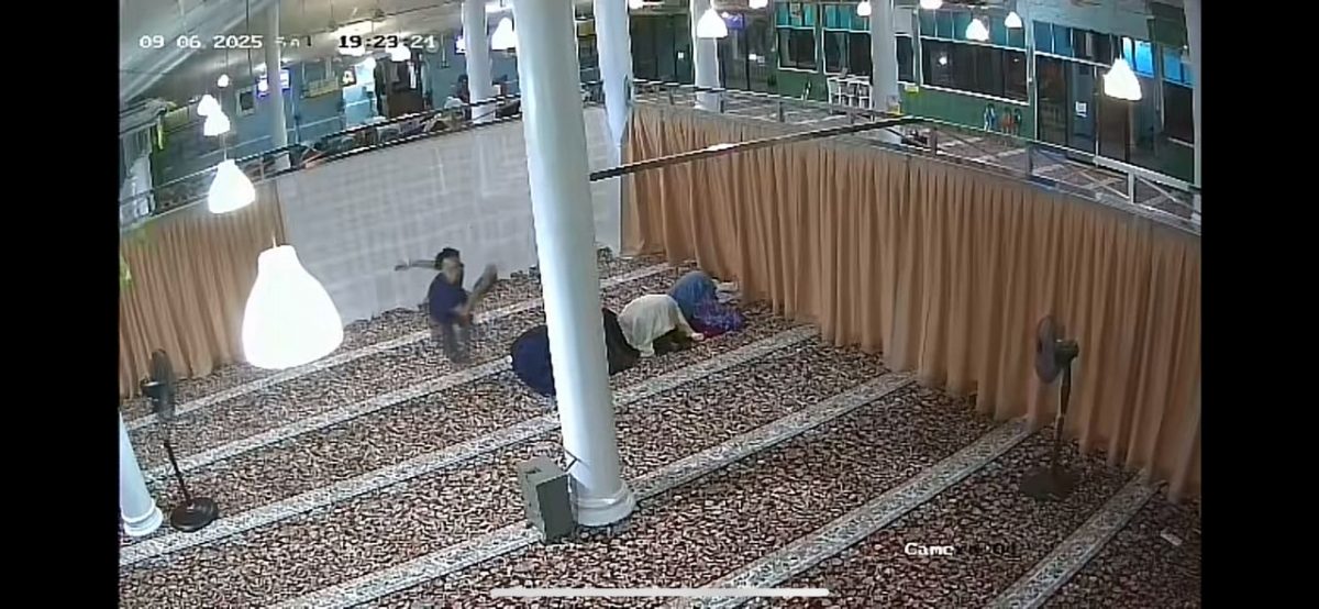 （已签发）柔：妇女祈祷被偷随身包   哥打警方开档调查