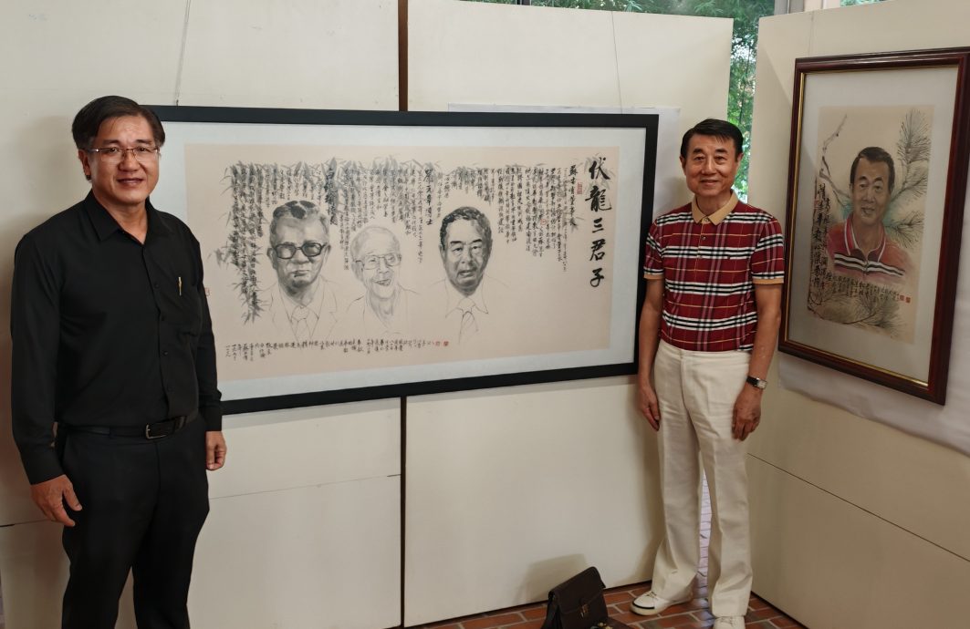 峇沈振川水墨画书法展   筹1万5000令吉美展基金