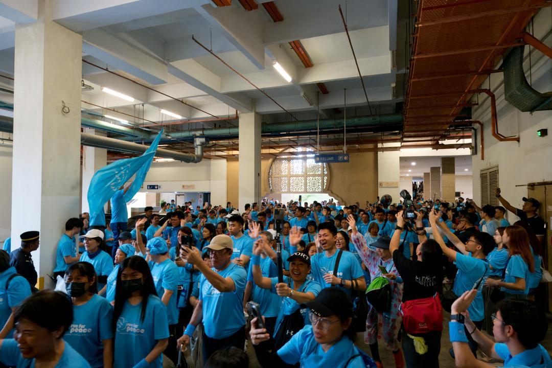马创价学会“和平之跑” 新山逾3000人奔向和平