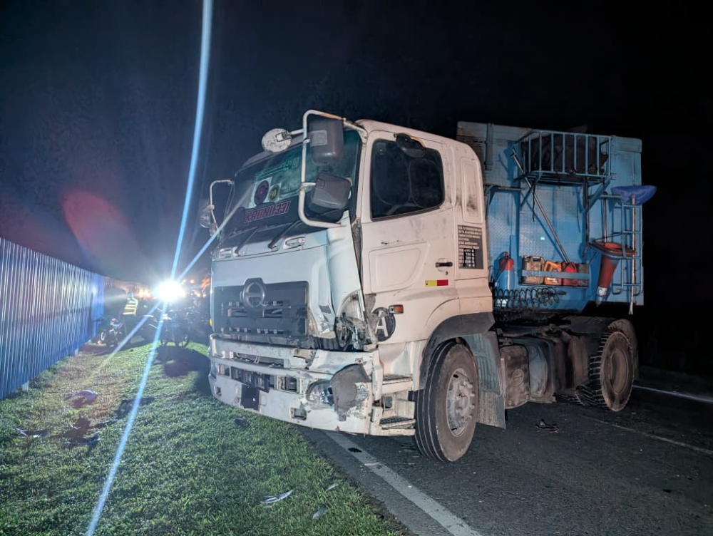 （已签发）柔：牛突过马路酿连环撞   19岁摩托车骑士亡