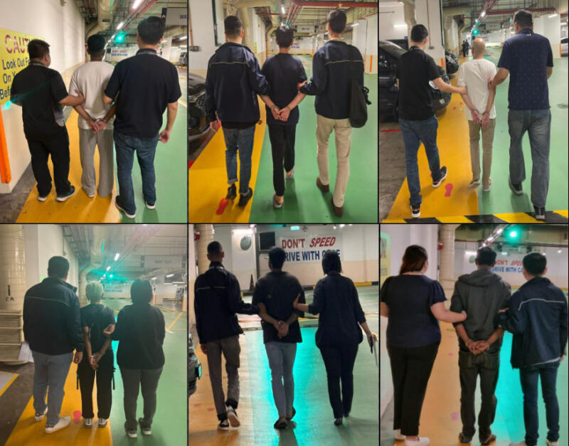 （已签发）柔：狮城二三事：7男1女开空壳公司   帮犯罪团伙注册“太空卡”被捕