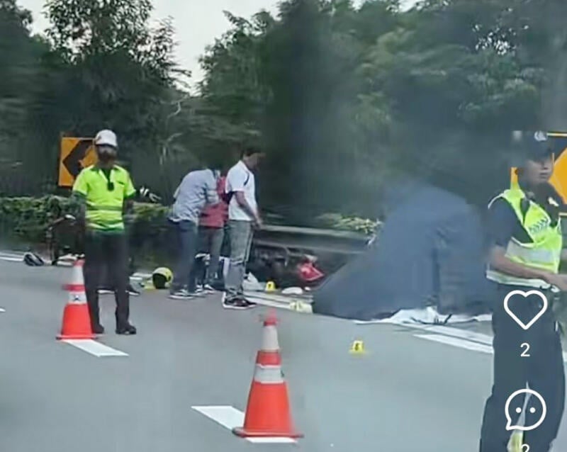 (已签发)柔:狮城二三事:两摩托车相撞 36岁准新郎丧命