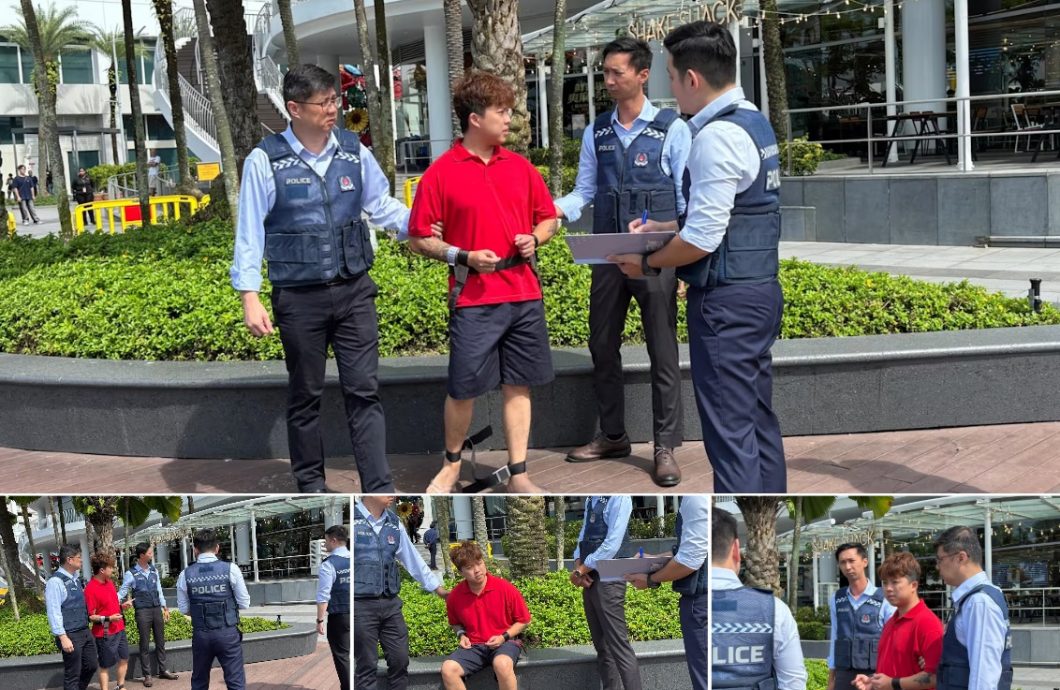 (已签发)柔:狮城二三事:坐岸边等钱骡交赃款 大马男子被押回怡丰城重组案情
