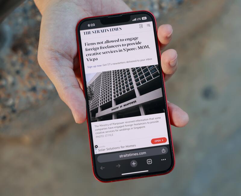 （已签发）柔：狮城二三事：外籍摄影师不到狮城 新人双倍价找替补