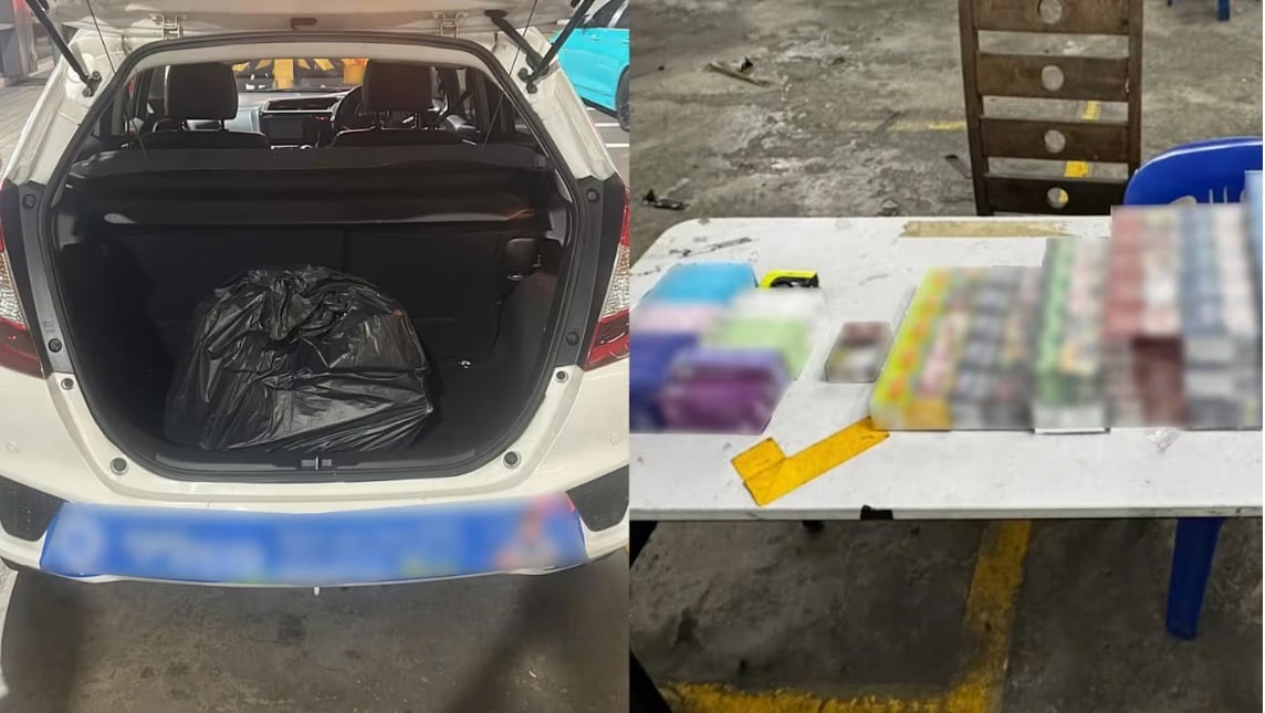 (已签发)柔:狮城二三事:狮城移民局兀兰关卡 起获漏税烟与电子烟