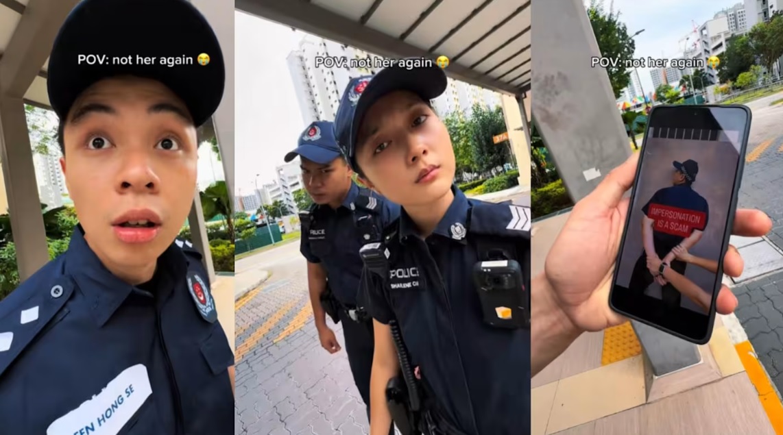 （已签发）柔：狮城二三事：狮城警方反诈宣导视频手法吸睛 网赞具创意接地气