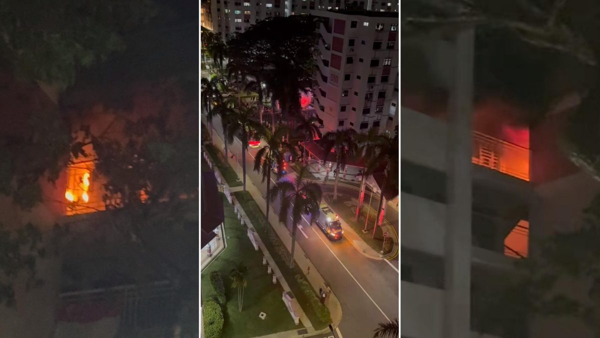 (已签发)柔:狮城二三事:组屋起火爆炸声四起 2少年涉嫌纵火被捕