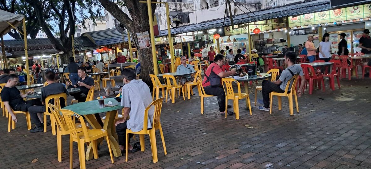 （锁文）柔：新旧对照：新山食得福美食中心的由来