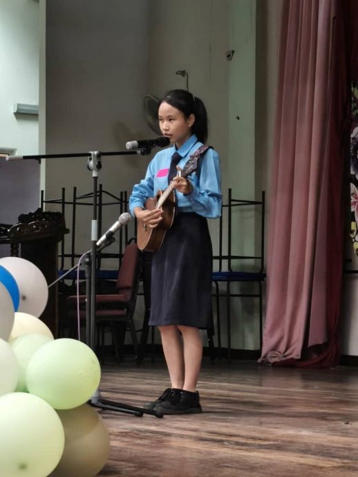 NS年轻人：文丁国中华文学会歌唱比赛 学生展现音乐才华