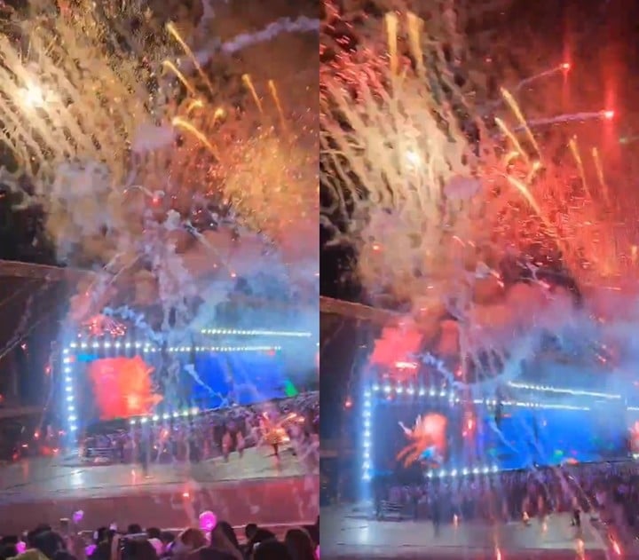 SEVENTEEN演唱会烟火事故 误射观众席2粉丝受伤