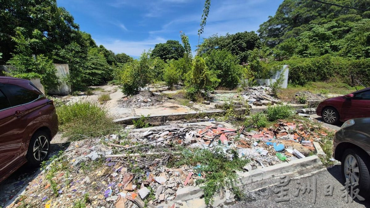 （古城第四版主文）甘榜爪哇压屋树干已被清理