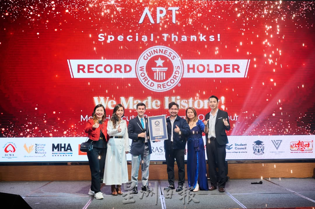 （大都会）APT慈善义剪活动 破健力士记录筹1万8400令吉／4图