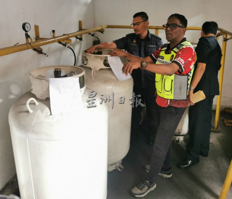 (大北马)槟内贸局捣破2违例地点 充公总值5万8000令吉液化石油气