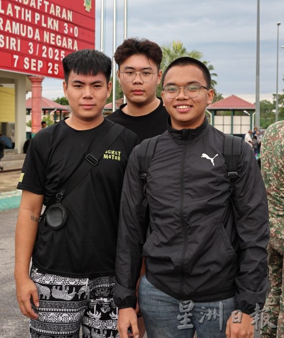 东(已签发):国民服务第三批男学员到北根报到