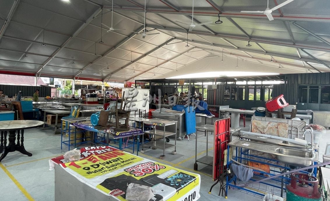 霹:请签网∕第二版头∕大和园临时巴刹今日启用 小贩明天全面开档