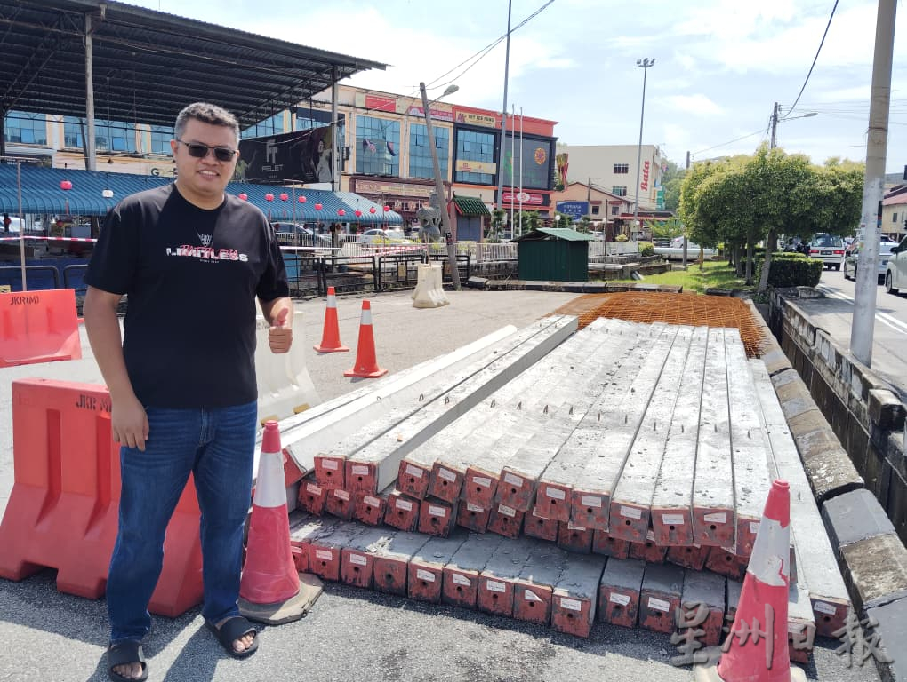 已签发 柔:版头之一:民生特工 | 文打烟小贩中心停车区下陷 修复工程料下周展开